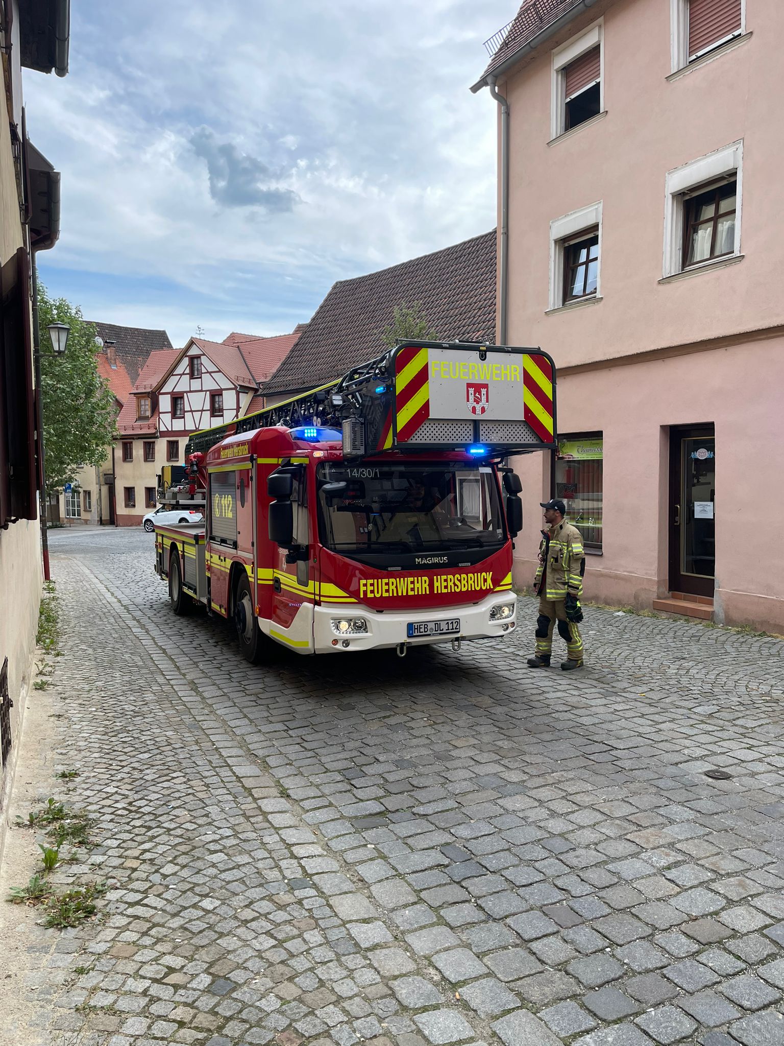 Einsatzfoto Brandmeldereinlauf 