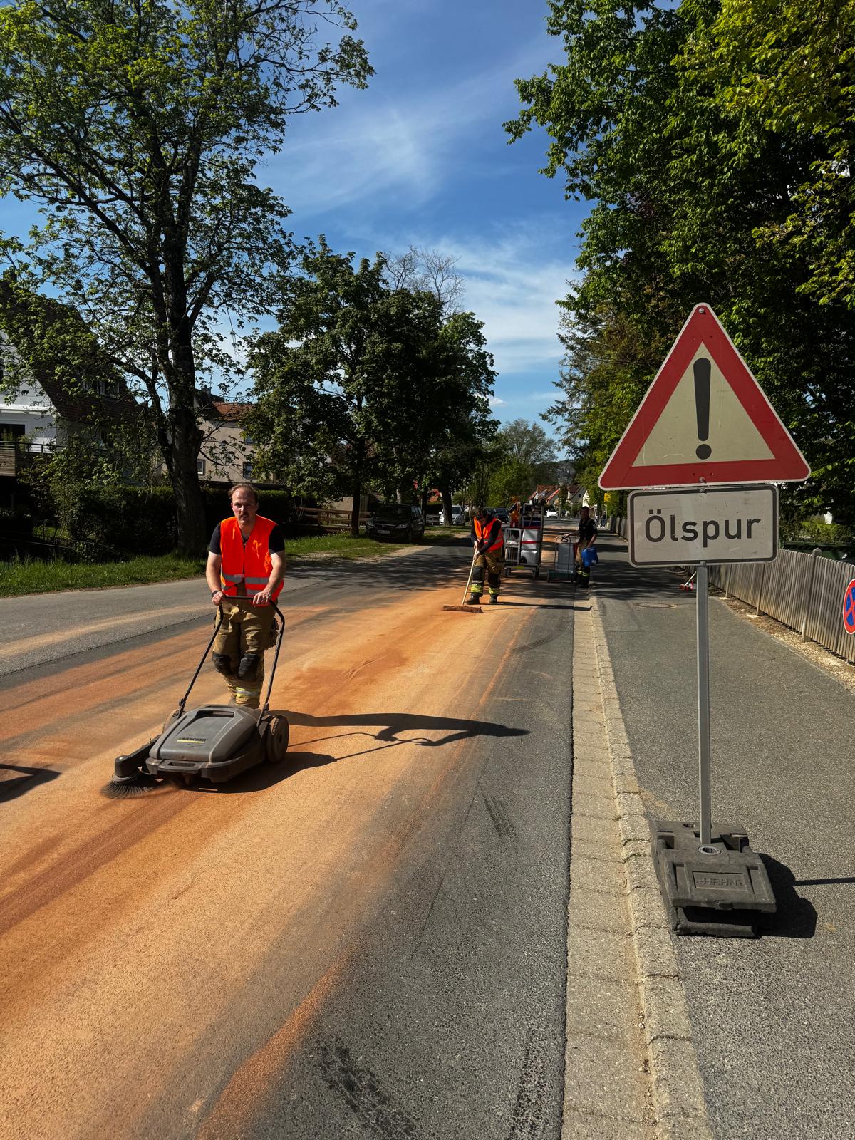 Einsatzfoto Ölspur 