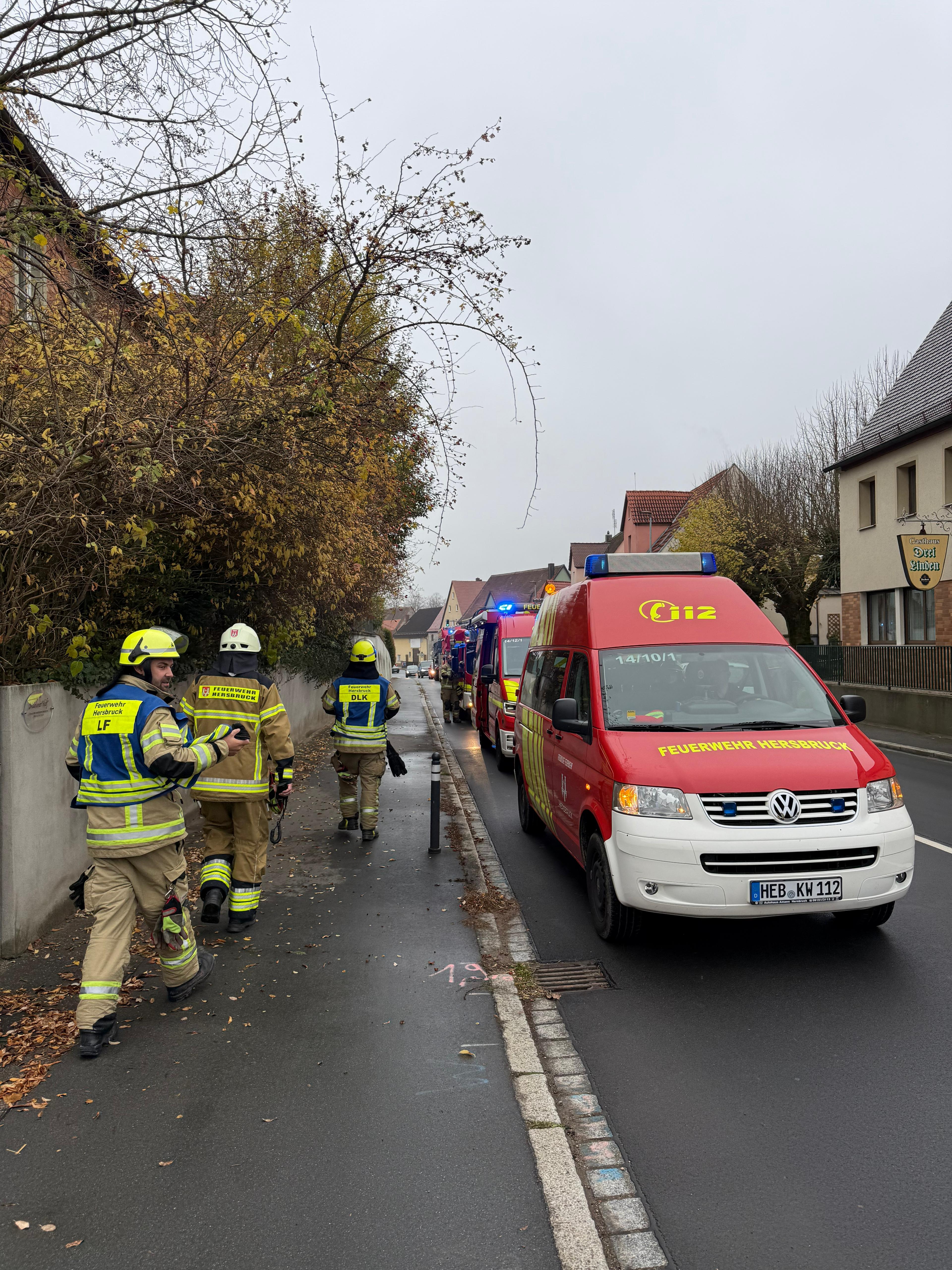 Einsatzfoto  B 3 - im Gebäude - Kamin