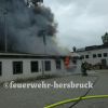 Brand Industriegebäude 